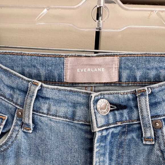 Everlane High Rise Straight Jeans - Size 27 - Picture 2 of 6
